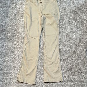 New Old Navy Khaki Boot-Cut  Pants Sz 2 Reg